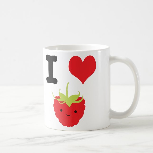 Ich höre Himbeeren Kaffeetasse (Rechts)
