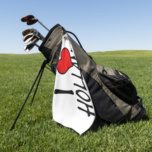 Ich höre Holland bk auf, auf gtcnt Golfhandtuch (Gras)