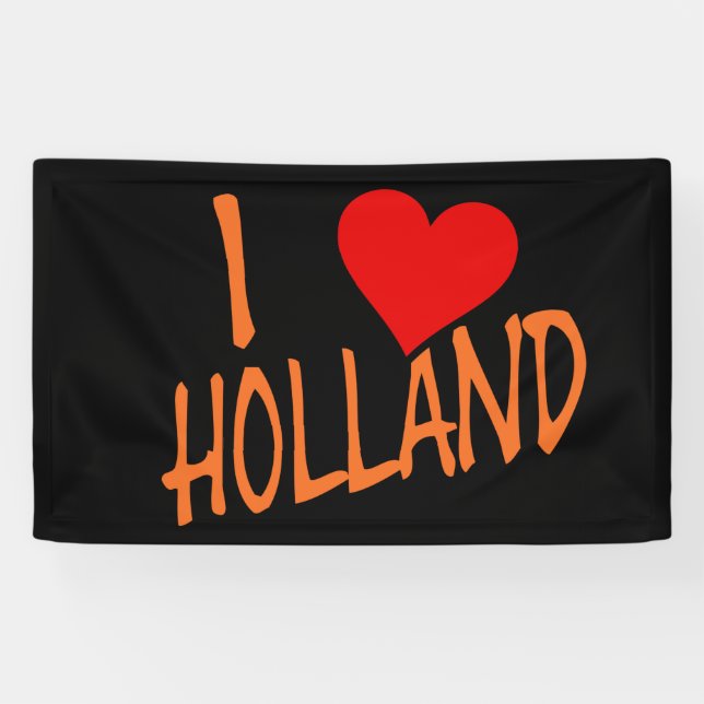 Ich höre Holland oder auf bk bncnt Banner (Horizontal)