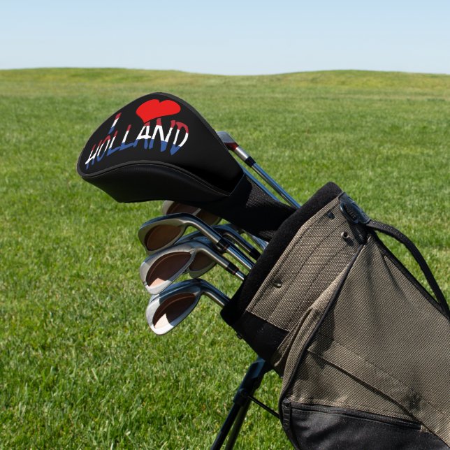 Ich höre Holland-Overlay auf bk dccnt Golf Headcover (In SItu)