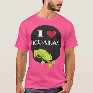 Ich höre Iguana Lover Geschenk 5 T-Shirt