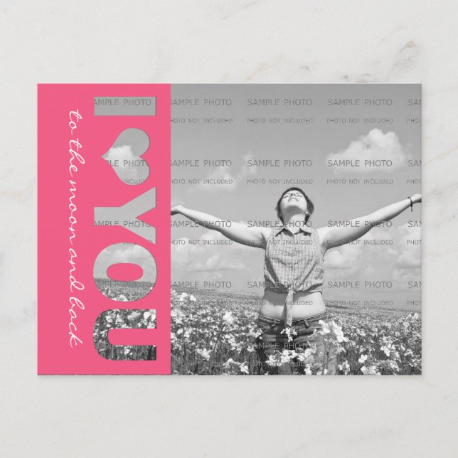 Ich höre Ihnen Personalisierte Foto Postkartenvorl Postkarte (Vorderseite)