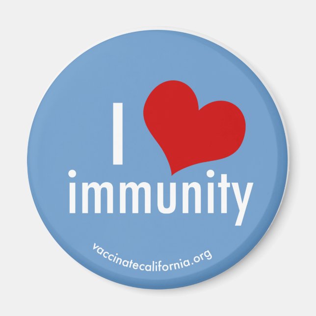 Ich höre Immunitätsmagnet-Runde Magnet (Vorne)