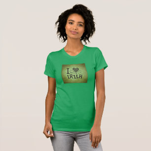 Ich höre irisches Kleeblatt St. Patrick's Day T-Shirt