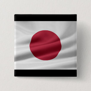 Ich höre Japan/die japanische Flagge Button