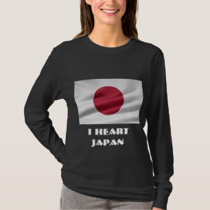 Ich höre Japan/die japanische Flagge T-Shirt
