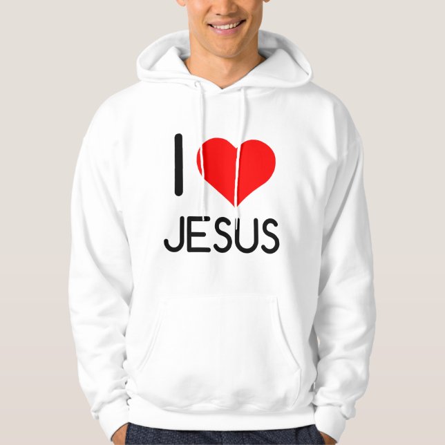 ICH HÖRE JESUS HOODIE (Vorderseite)