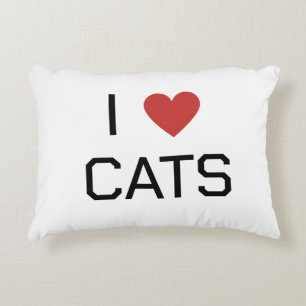 Ich höre Katzen Dekokissen