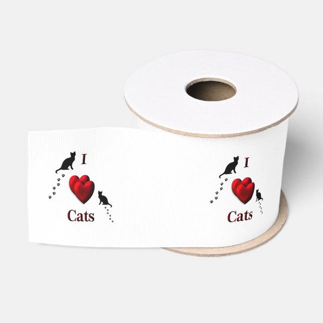 Ich höre Katzen Ripsband (Spule)