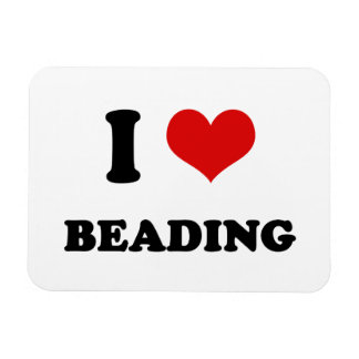 Ich höre Liebe Beading Magnet