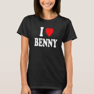Ich höre Liebe Benny Niedlich Matching Ehegatte T-Shirt