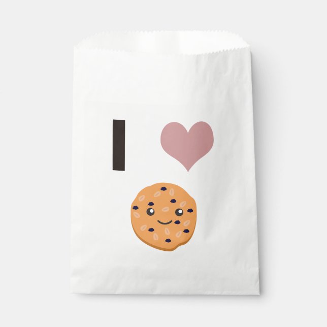Ich höre (Liebe) Cookies Geschenktütchen (Vorderseite)