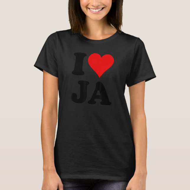 Ich höre Liebe Ja T-Shirt (Vorderseite)