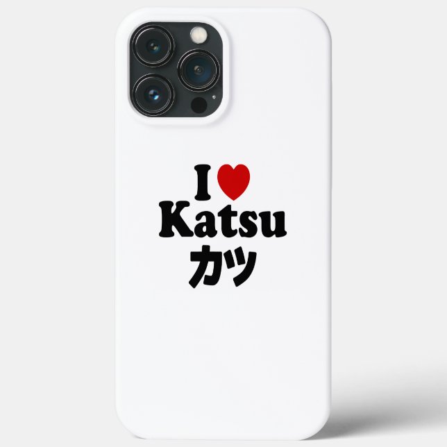 Ich höre [Liebe] Katsu ツ Case-Mate iPhone Hülle (Rückseite)