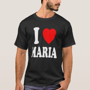 Ich höre Liebe Maria Niedlich Matching Ehepaar T-Shirt
