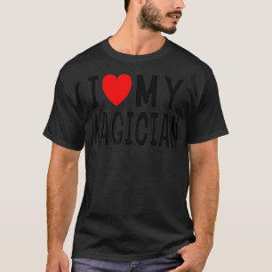 Ich höre Liebe Mein Magier Black Letters Magic Tri T-Shirt