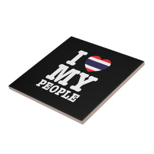 Ich höre (Liebe) Meine Thai-Leute Fliese