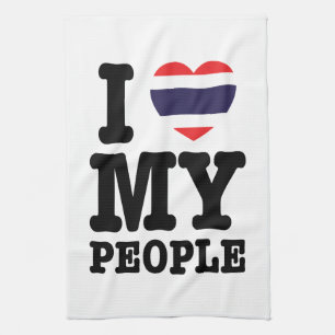 Ich höre (Liebe) Meine Thai-Leute Handtuch