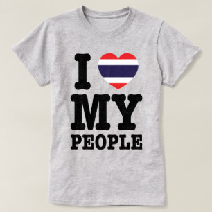 Ich höre (Liebe) Meine Thai-Leute T-Shirt