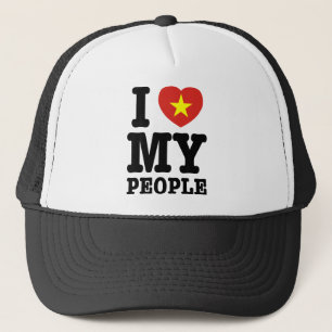 Ich höre (Liebe) meine Vietnam-Leute Truckerkappe