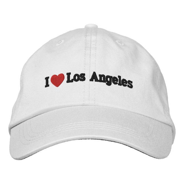 Ich höre Los Angeles bestickter Hut (Vorderseite)