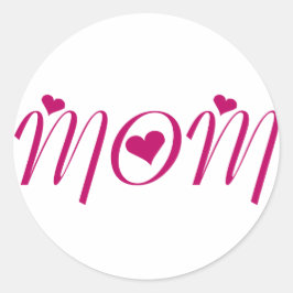 Ich höre MAMA! von Celeste Sheffey Runder Aufkleber