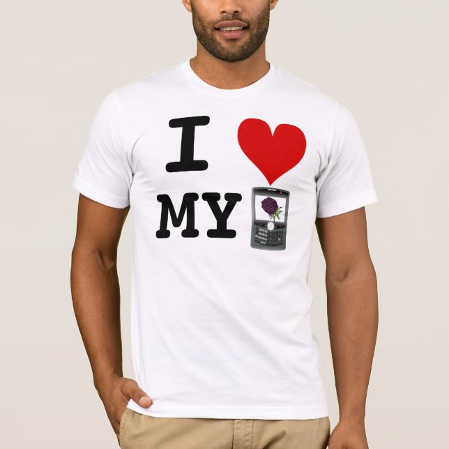 Ich höre mein BlackBerry-Hemd - T-Shirt (Vorderseite)