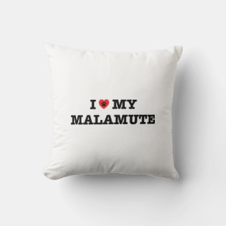 Ich höre mein Malamute Kissen