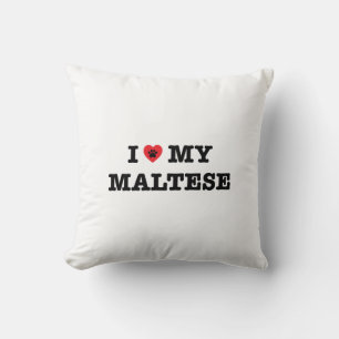 Ich höre mein Maltesisch Kissen