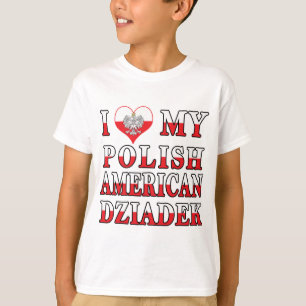 Ich höre mein Polnisch Amerikanisches Zidek T-Shirt