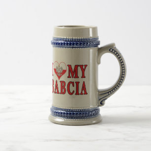 Ich höre meine Babcia Bierglas