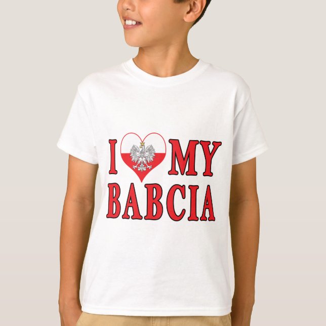 Ich höre meine Babcia T-Shirt (Vorderseite)