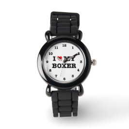Ich höre meine Boxernummer Wristwatch Armbanduhr
