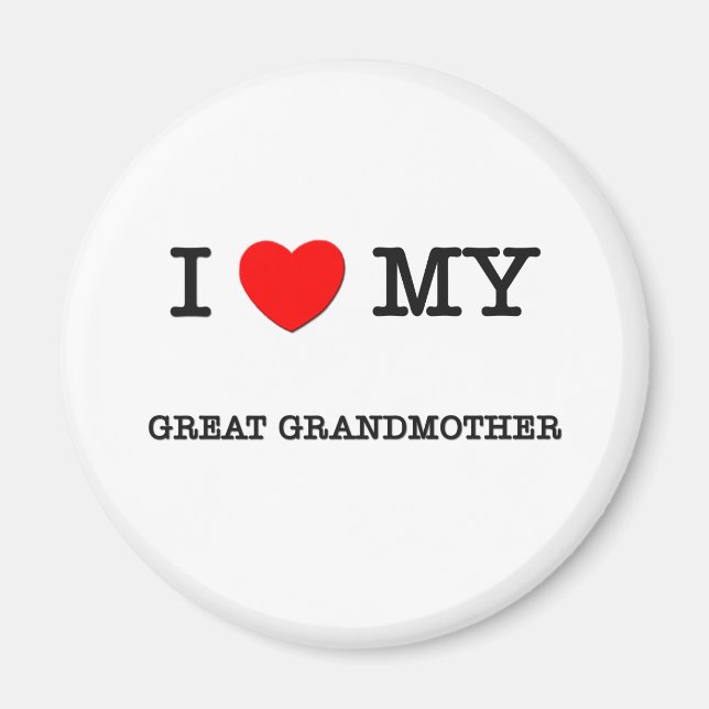 Ich höre meine GROSSE MUTTER Magnet (Vorne)