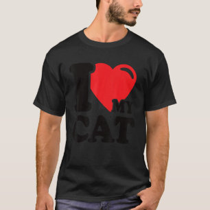 Ich höre meine Katze Schöne Niedliche Katze Besitz T-Shirt