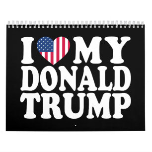 Ich höre meinen Donald Trump für Präsident 2024 Kalender