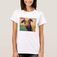Ich höre meinen natürlichen Doberman Hund