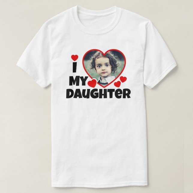 Ich höre meinen Personalisierten Foto-T - Shirt me (Design vorne)