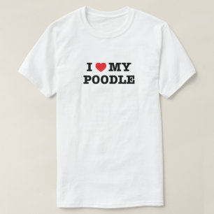 Ich höre meinen Poodle-T - Shirt