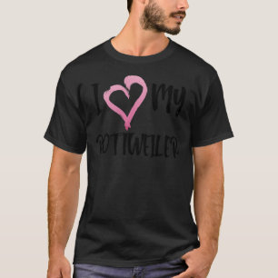 Ich höre meinen Rottweiler besonders für Rottweile T-Shirt