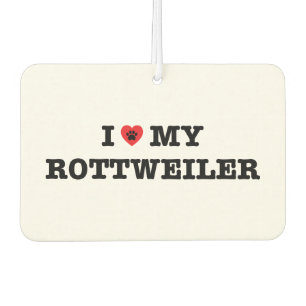 Ich höre meinen Rottweiler Car Air Freshener Autolufterfrischer