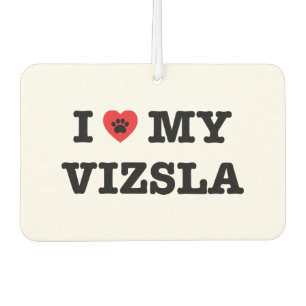 Ich höre meinen Vizsla Car Air Freshener Autolufterfrischer