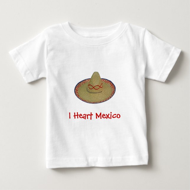 Ich höre Mexiko Baby T-shirt (Vorderseite)