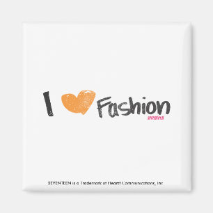 Ich höre Mode Orange Magnet