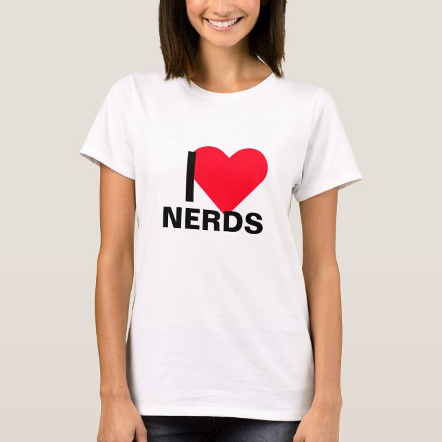 Ich höre Nerds T-Shirt (Vorderseite)