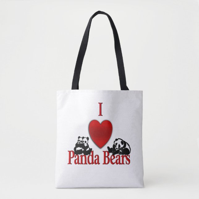 Ich höre Panda Bears Tasche (Vorderseite)