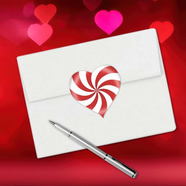 Ich höre Peppermint Candy Sticker (Send a sweet message with a peppermint candy sticker. Don't forget Valentines Day!)