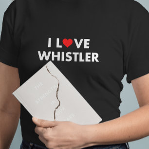 Ich höre Pfeifen I Liebe Pfeifen Moderner Text dun T-Shirt