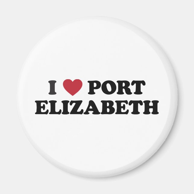 Ich höre Port Elizabeth Südafrika Magnet (Vorne)