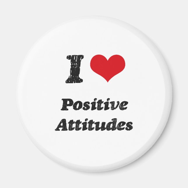 Ich höre positive Einstellungen Magnet (Vorne)